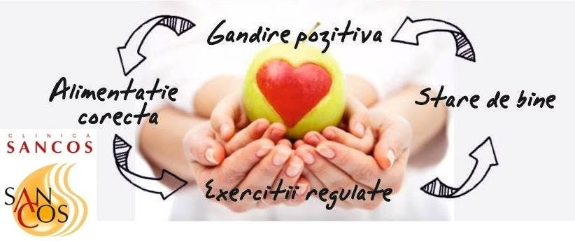 Gandire pozitiva, miscare, alimentatie corecta, SANCOS pledeaza pentru un mod de viata sanatos!