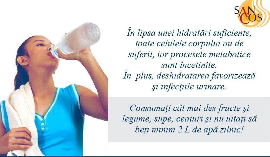 Importanța incontestabilă a hidratării organismului!