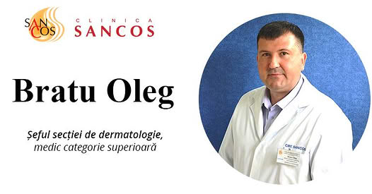 Astăzi vă vom face cunoștință cu șeful secției de dermatologie - Oleg Bratu.
