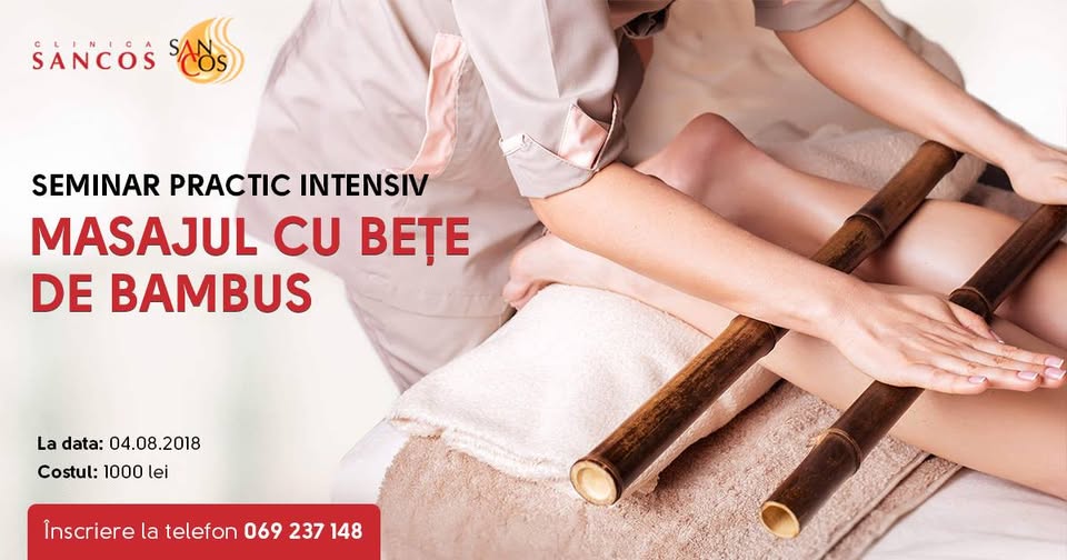 🎉 Clinica de Medicină Estetică ”SANCOS” organizeaza un seminar practic intensiv “MASAJUL CU BEȚE…