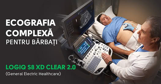 ✅ Ecografia complexă pentru bărbați include examinări ale următoarelor organe: