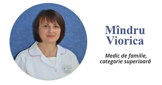 Astăzi o vom cunoaște pe d-na Mîndru Viorica – medic de familie în cadrul Clinicii SANCOS.