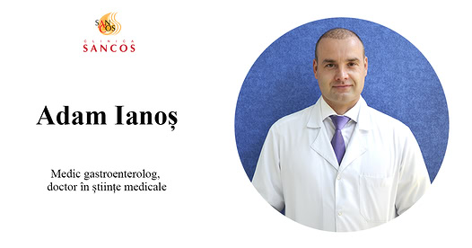 Astăzi vom face conoștintă cu Adam Ianoș - medic gastroenterolog în cadrul Clinicii SANCOS.