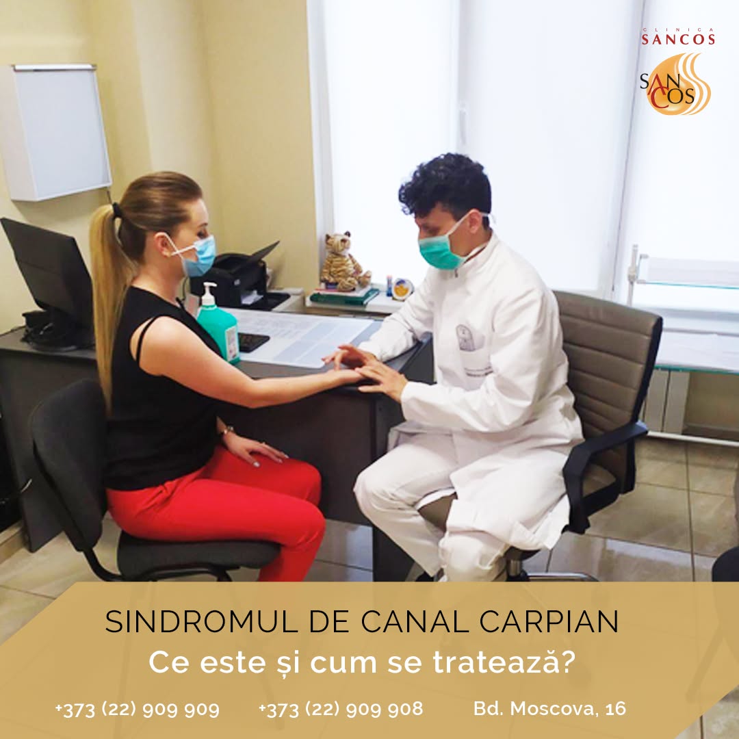 ❗Sindromul de canal carpian este o afecțiune ce apare în urma compresiei nervului median a…