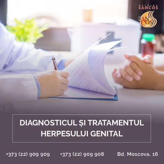 𝗛𝗲𝗿𝗽𝗲𝘀𝘂𝗹 𝗴𝗲𝗻𝗶𝘁𝗮𝗹 este o afecțiune cu transmitere sexuală cauzată de virusul HSV.