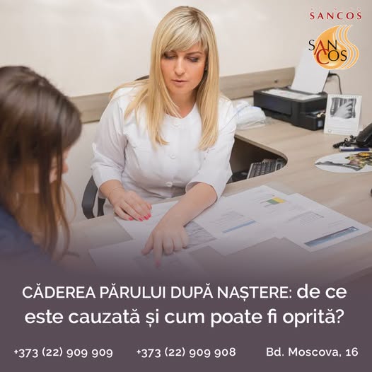 🟠Telogen effluvium este afecțiunea ce determină căderea părului la proaspetele mămici. Circa…