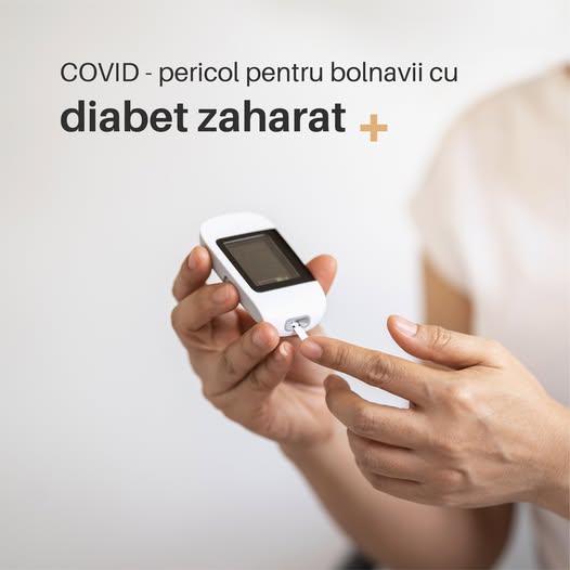 Riscul de a trece printr-o formă mai severă de COVID-19 este mai mare la persoanele cu diabet…