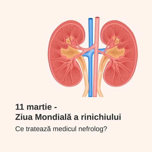 Ai știut că astăzi se sărbătorește Ziua Mondială a rinichiului? 🤔