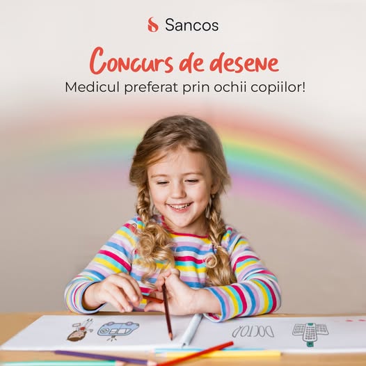 Clinica Sancos lansează cel mai creativ concurs de desene pentru copii ”Medicul preferat”.…
