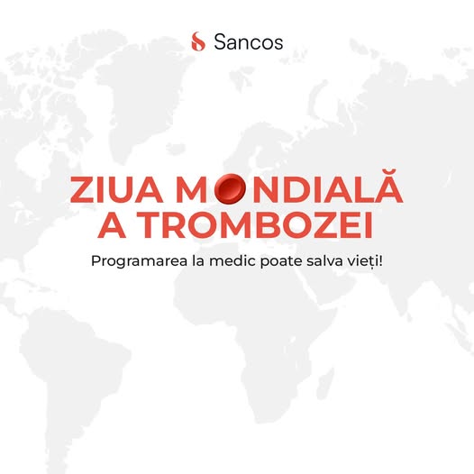 ❗️Celebrată pe 13 octombrie, Ziua Mondială a Trombozei atrage atenția asupra acestei afecțiuni…