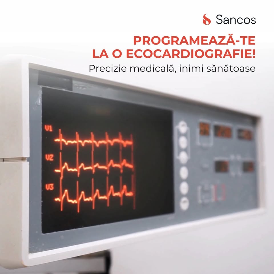 Ecocardiografia – din 12 decembrie, disponibilă și la Clinica Sancos.
