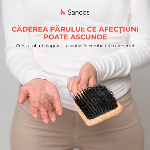 👩🏻‍🦰Căderea părului poate ascunde probleme precum dezechilibru hormonal, deficiențe nutriționale…