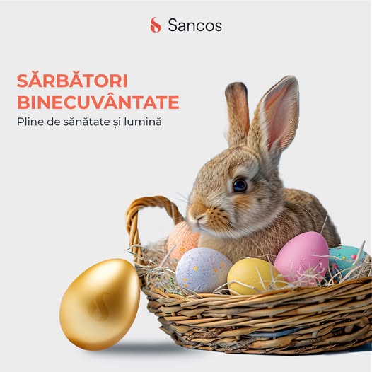 💁‍♀️Cu ocazia sărbătorilor Pascale, vă informăm că activitatea clinicii Sancos va fi sistată în…