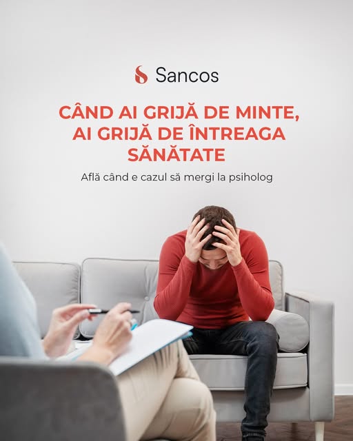 🧠 Sănătatea mentală e la fel de importantă ca cea fizică, iar de echilibrul nostru emoțional…